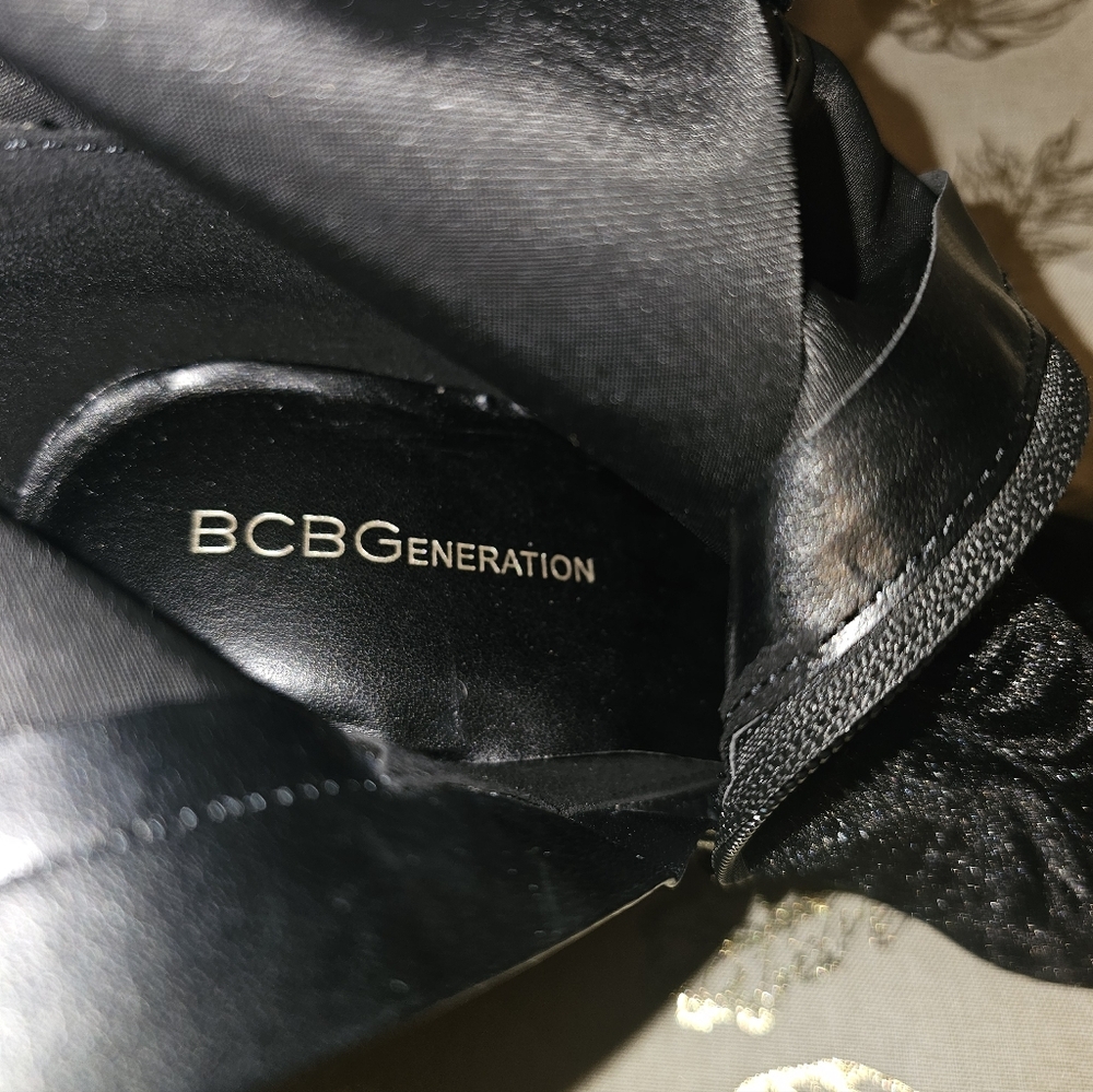 BCBGeneration Blk Women's Isra Velvet Inside Zipper Tall Boots NW/O BOX Sz 9 - Picture 13 of 16